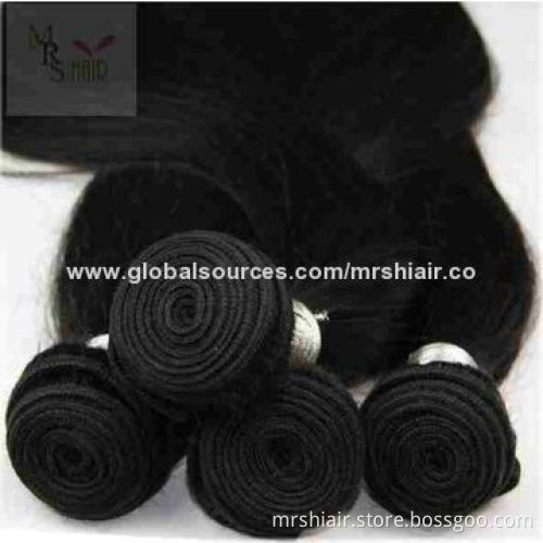 22-Inch Black Color Straight Brazilian Virgin Hair Extension